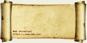 Andjelina Trošić vizit kartica